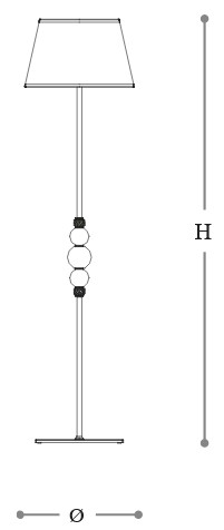 Alfredo Opera Italamp Lamp Dimensions